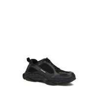 Balenciaga Black Polyester Athletic Sneakers