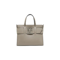 Armani Exchange Beige Artificial Leather Handbag