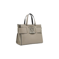Armani Exchange Beige Artificial Leather Handbag