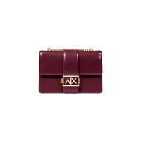 Armani Exchange Bordeaux Polyester Handbag