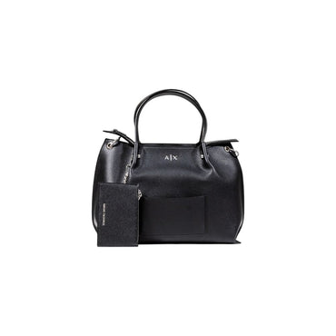 Armani Exchange Black Polyester Handbag