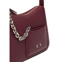Armani Exchange Bordeaux Polyester Handbag