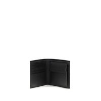 Prada Black Calf Leather Bos Taurus Wallet
