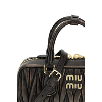 Miu Miu Brown Lamb Ovis Aries Aries Handbag