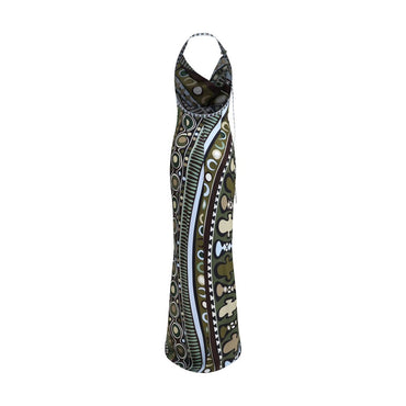 Emilio Pucci Multicolor Silk Long Dress