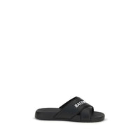 Balenciaga Black Rubber Sandals