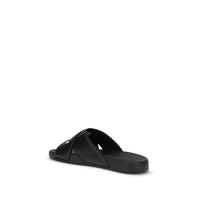 Balenciaga Black Rubber Sandals