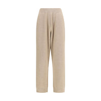 Brunello Cucinelli Beige Cashmere Casual Pants