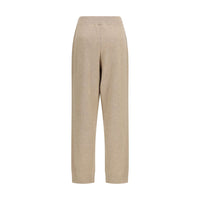 Brunello Cucinelli Beige Cashmere Casual Pants