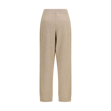 Brunello Cucinelli Beige Cashmere Casual Pants