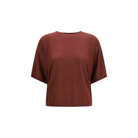 Brunello Cucinelli Bordeaux Cashmere Sweatshirt