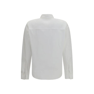 Brunello Cucinelli White Cotton Dress Shirt