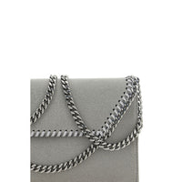 Stella McCartney Gray Polyester Shoulder Bag