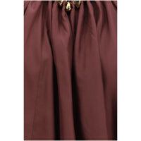 Zimmermann Bordeaux Silk Sleeveles T-Shirt