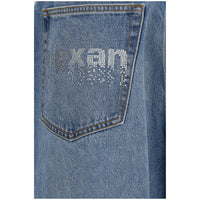 Alexander Wang Blue Cotton Jeans Denim