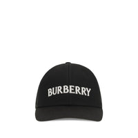 Burberry Black Cotton Cap (Baseball Hat)