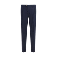 Brunello Cucinelli Black Cotton Chino Pants