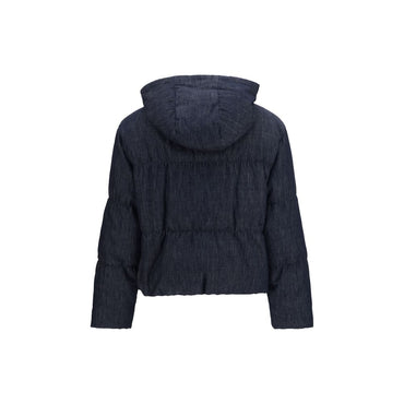 Brunello Cucinelli Blue Cotton Shell Jacket