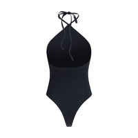 Jacquemus Black Polyamide One-Piece Swimsuit