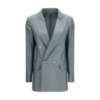 Max Mara Bicolor Wool Oves Aries Blazer