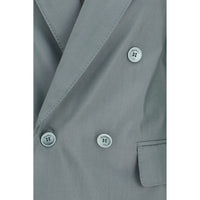 Max Mara Bicolor Wool Oves Aries Blazer