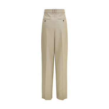 Saint Laurent Beige Wool Oves Aries Dress Pants