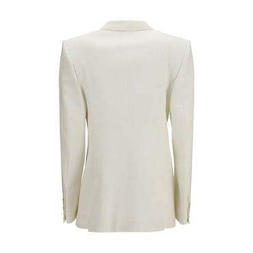 Givenchy White Wool Oves Aries Jacket