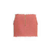 Balmain Multicolor Wool Oves Aries Mini Skirt