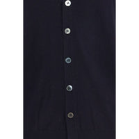 Aragona Cashmere Blue Wool Oves Aries Sleeveles Sweater