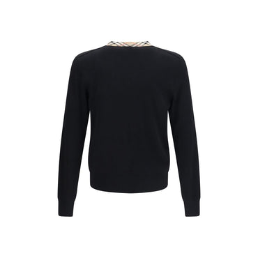 Burberry Black Wool Oves Aries Sweatshirt