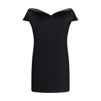 Balenciaga Black Wool Oves Aries Cocktail Dress