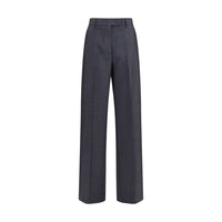Miu Miu Gray Wool Oves Aries Dress Pants
