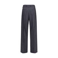 Miu Miu Gray Wool Oves Aries Dress Pants