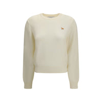 Maison Kitsuné Beige Wool Oves Aries Sweatshirt