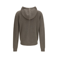 Rick Owens Gray Wool Oves Aries Hoodie