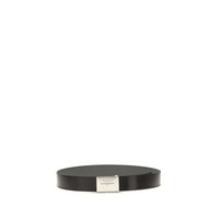 Givenchy Black Calf Leather Bos Taurus Regular Belt