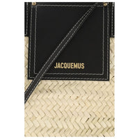Jacquemus Beige Raffia Handbag