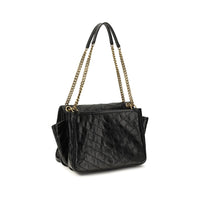 Saint Laurent Black Calf Leather Bos Taurus Shoulder Bag