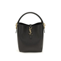 Saint Laurent Black Calf Leather Bos Taurus Shoulder Bag
