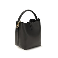 Saint Laurent Black Calf Leather Bos Taurus Shoulder Bag