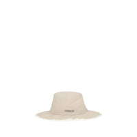 Jacquemus White Cotton Bucket Hat