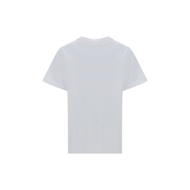Ganni White Cotton T-Shirt