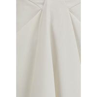 Givenchy White Wool Oves Aries Long Skirt