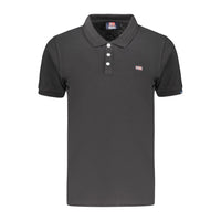 Norway 1963 Black Cotton Polo Shirt