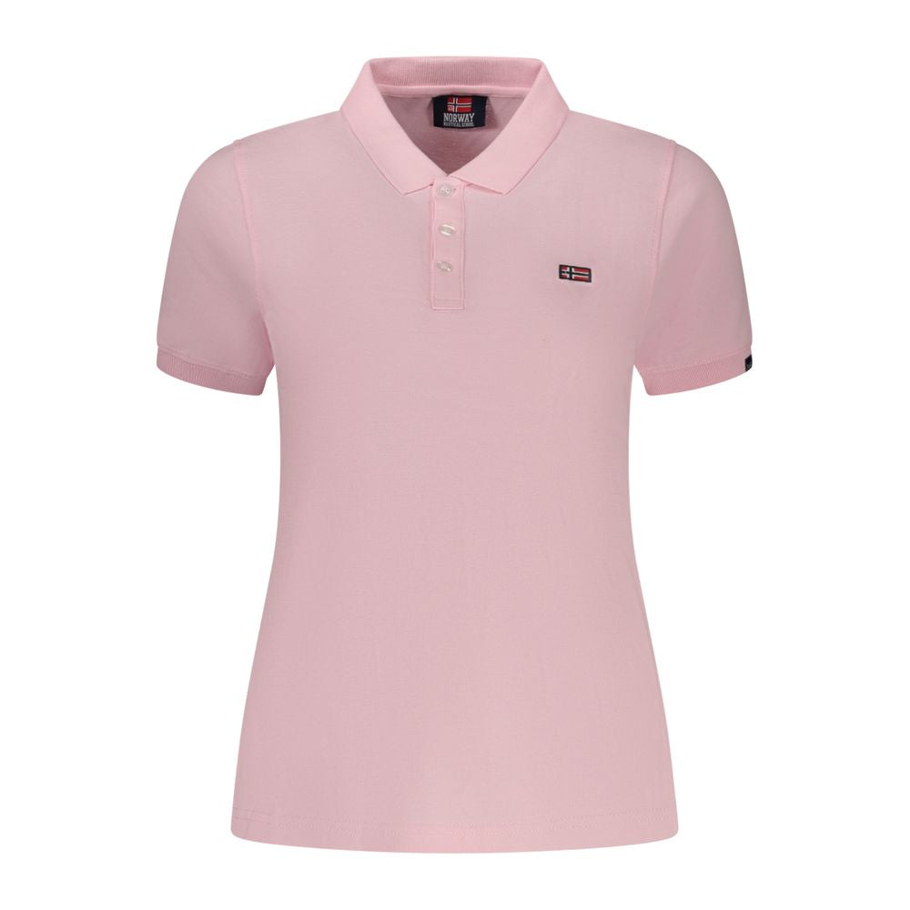 Norway 1963 Pink Cotton Polo Shirt
