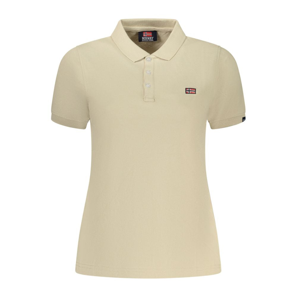 Norway 1963 Beige Cotton Polo Shirt