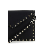 Valentino Garavani Black Calf Leather Bos Taurus Wallet