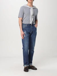 Brunello Cucinelli Blue Denim Straight-Leg Jeans