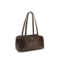 Prada Brown Calf Leather Bos Taurus Handbag