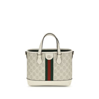 Gucci White Fabric Handbag